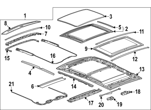 Sunroof for 2025 Cadillac LYRIQ #0