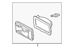 16524710 - Electrical: Fog Lamp Assembly for Chevrolet: Blazer, S10 | GMC: Sonoma Image