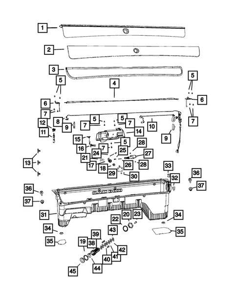 Pickup Box and Fuel Filler Door for 2021 Ram 1500 Classic #1