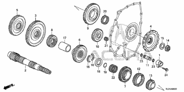 AT Countershaft (L4) for 2014 Acura TSX #0