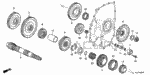 21215PRP000 - Transmission - Automatic: HOLDER, IDLE SHAFT for Acura Image