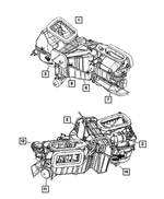 68028890AA - : Blower With Wheel Motor for Mopar Image