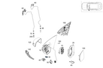 1678103703 - Front Doors: Mirror Frame for Mercedes-Benz Image