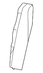 C2C36474RHD - : Seat Back Cover for Jaguar: Super V8, Vanden Plas Image