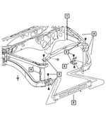 6507745AA - Cooling: Screw for Chrysler: Aspen | Dodge: Dakota, Durango, Ram 1500, Ram 2500, Ram 3500 | Ram: Dakota Image