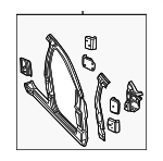 68004525AD - Body: Aperture Panel for Chrysler: Aspen | Dodge: Durango Image
