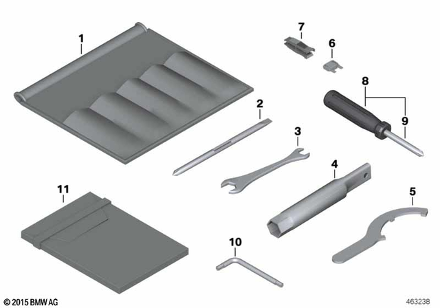 71118554804 - : Hook Wrench               for BMW-Motorrad Image