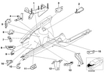 41118151501 - Bodywork: Bracket Pressure Pipe Airconditioner for BMW Image
