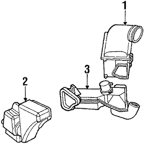 Air Intake for 1991 Ford Taurus #0