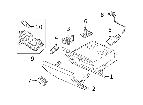 Glove Box for 2003 Land Rover Range Rover #0