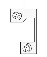 MB288653 - Suspension: Stabilizer Link Nut for Mitsubishi Image