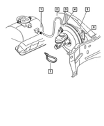 52010382AD - Service Brakes: Brake Vacuum Hose for Mopar Image