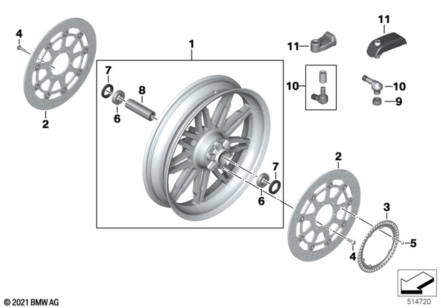34528523479 - Design: Sensor Ring - Z=48 for BMW-Motorrad Image