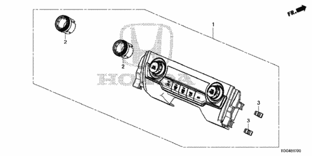 Auto Air Conditioner Control (1) for 2018 Honda Civic #0