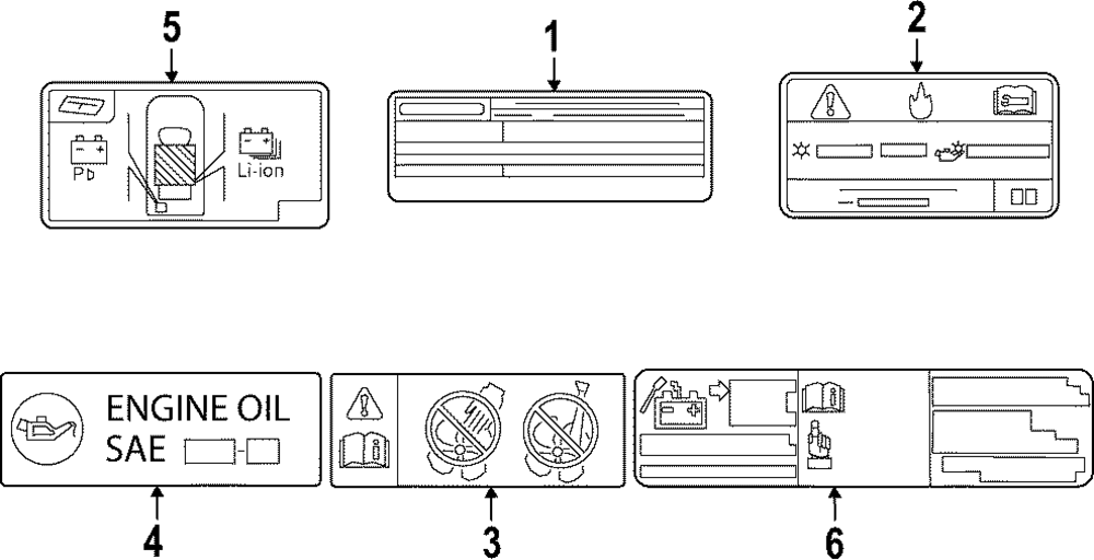 88723-F6010 - 2022-2024 Lexus - AC Label | My L Parts