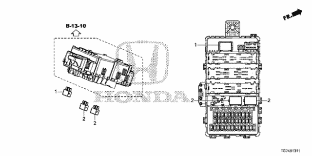 Control Unit (Cabin) (2) for 2019 Honda Pilot #0