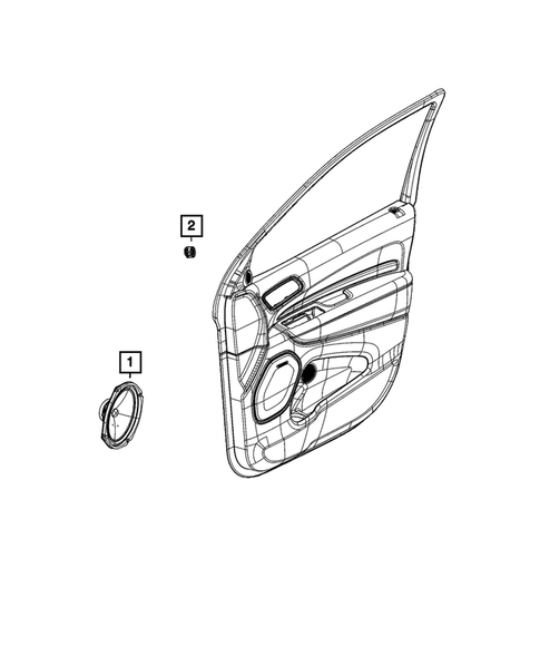 Radio, Antenna, Speakers, DVD, and Video systems for 2024 Dodge Durango #5