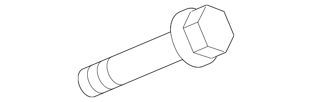 2015-2020 GM Rear Axle Tie Rod Bolt 11548444 GM | GMPartsDirect.com