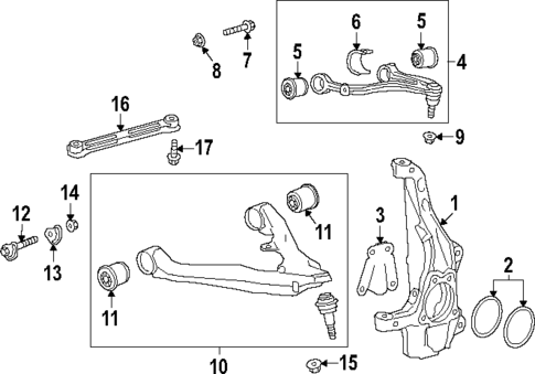 Suspension Components for 2021 Chevrolet Silverado 1500 #1