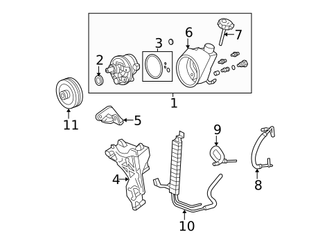 Pump & Hoses for 2007 Chevrolet Suburban 1500 #0