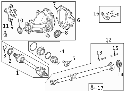 Differential for 2025 Mercedes-Benz E 53 AMG&reg; #0