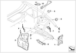 41117064705 - Bodywork: Mount for Deformation Element Left for BMW Image