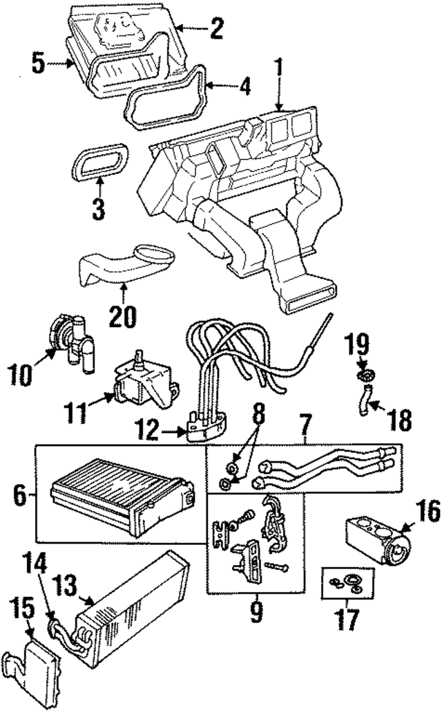 9194851 - : Heater Core for GM Image