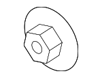 N90887703 - Electrical: Alarm Horn Nut for Porsche Image