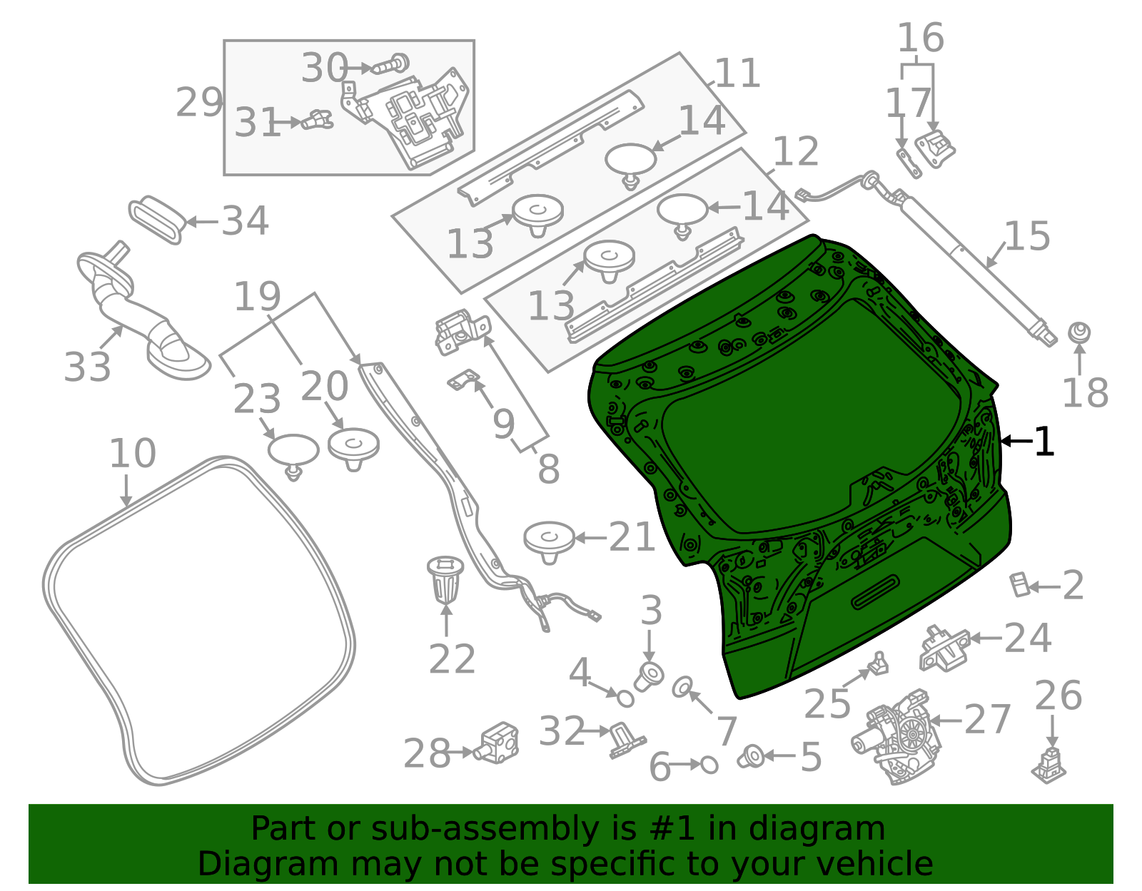 DGY2-62-02XA - Lift Gate - 2020-2025 Mazda CX-30 | Mazda Swag