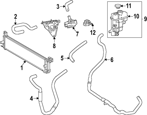 Inverter Cooling Components for 2024 Toyota Sienna #0
