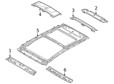Roof & Components for 2025 Hyundai Tucson #0