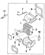 GA2A61J14 - : Expansion Valve for Mazda: 626, MX-6 Image