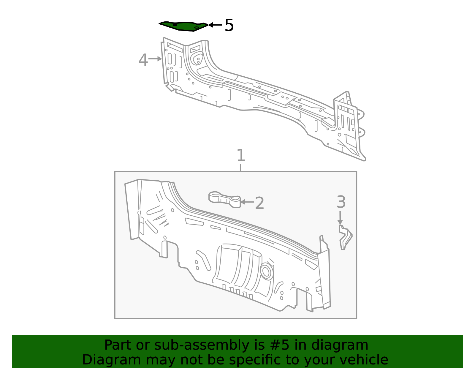 2020-2025 Cadillac XT6 Baffle - Driver's Side (LH) 84239796 ...