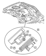 52129757AB - Wheels, Covers and Jacks: Jack Stowage Bracket And Locator for Mopar Image