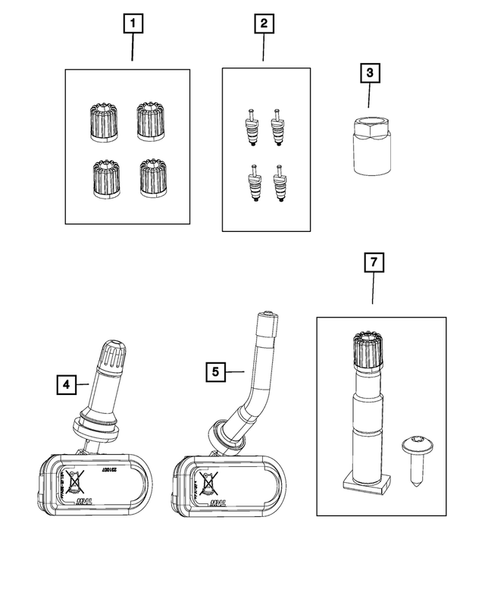 Tire Monitoring System for 2021 Ram 2500 #0