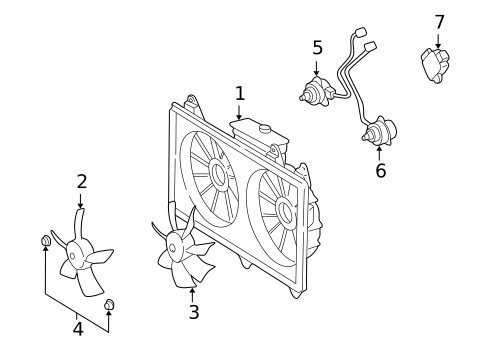 Cooling Fan for 2002 Lexus LS430 #0