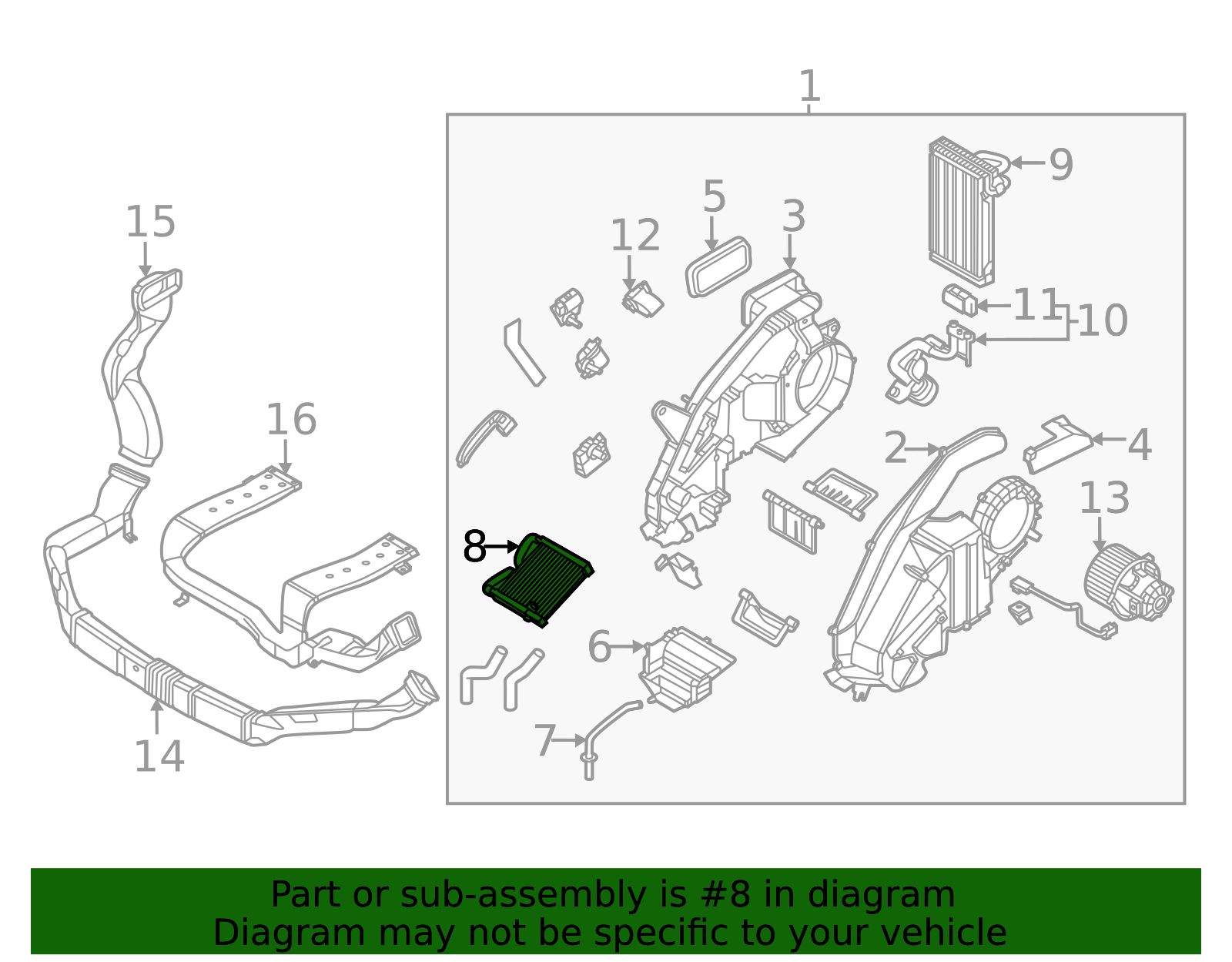 97138-T6900 - High-Quality HVAC Heater Core for 2021-2024 Genesis GV80 ...