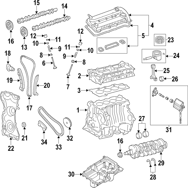 9E5Z6108C - : Engine Piston for Ford Image