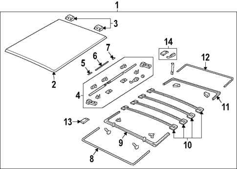 Exterior Trim - Pick UP Box for 2025 Ram 1500 #1