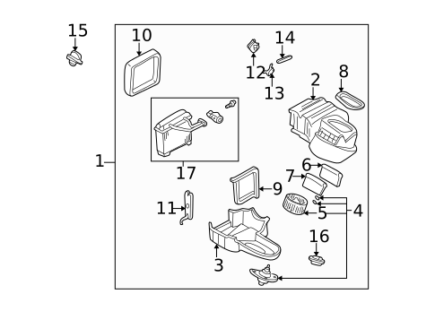 Blower Motor & Fan for 2000 Nissan Maxima #0