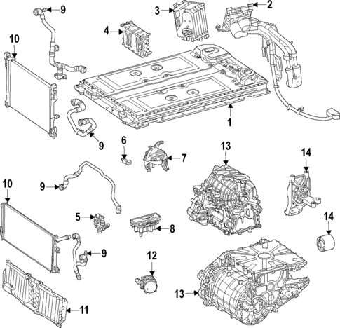 Traction Motor Components for 2023 Mercedes-Benz EQE AMG #0