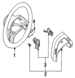 ZZL132800 - Steering: Pad for Mazda: Navajo Image