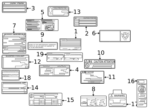 Labels for 2015 Toyota Prius #0