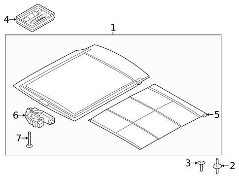 Sunroof for 2012 Land Rover Range Rover Evoque #0