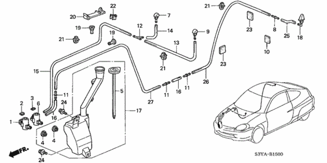 Windshield Washer for 2005 Honda Insight #0