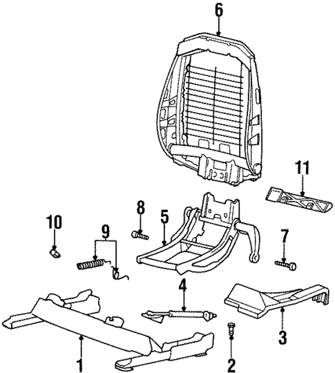 Seats & Track Components for 1997 BMW 318ti #1