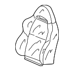 81121S6MA02ZB - : Seat Back Cover for Acura Image