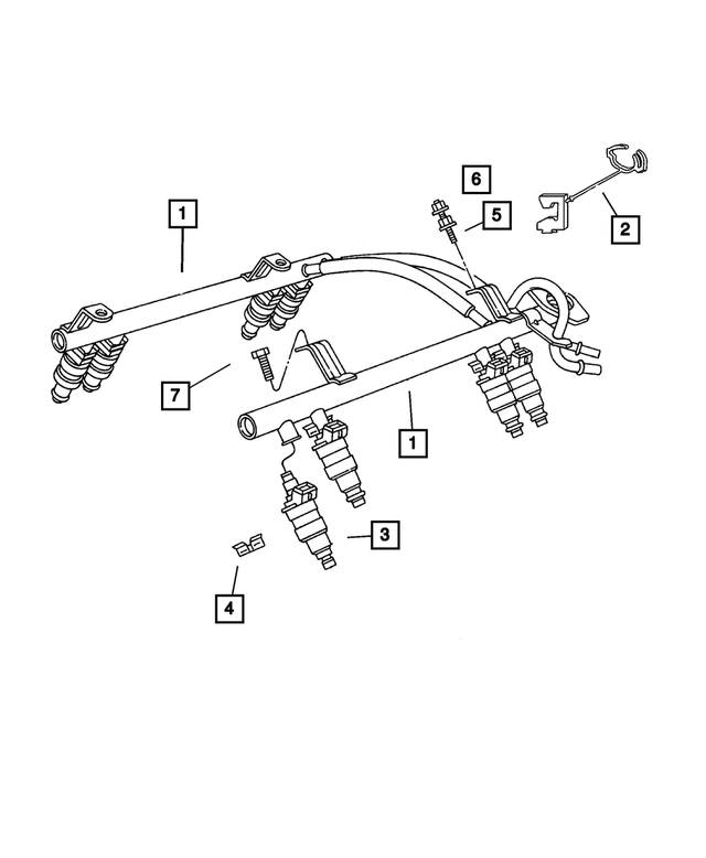 53041029 - Fuel: Fuel Rail for Mopar Image