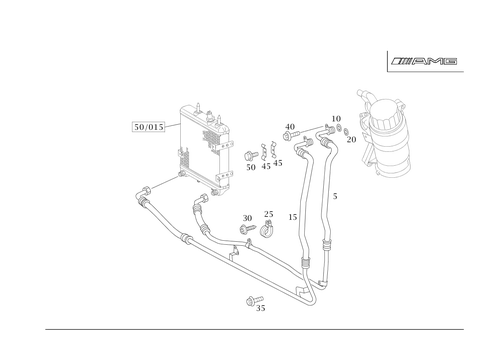 Oil Cooler for 2003 Mercedes-Benz S 55 AMG&reg; #0