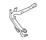 6C121071C - Cooling System: Inlet Pipe for Audi: A4, A4 Quattro, A6, A6 Quattro Image